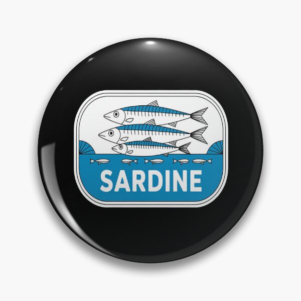 Artikelvorschau, Les sardines red stripes fisherman aesthetic coastal sardine entworfen und verkauft von Lucaseinar.