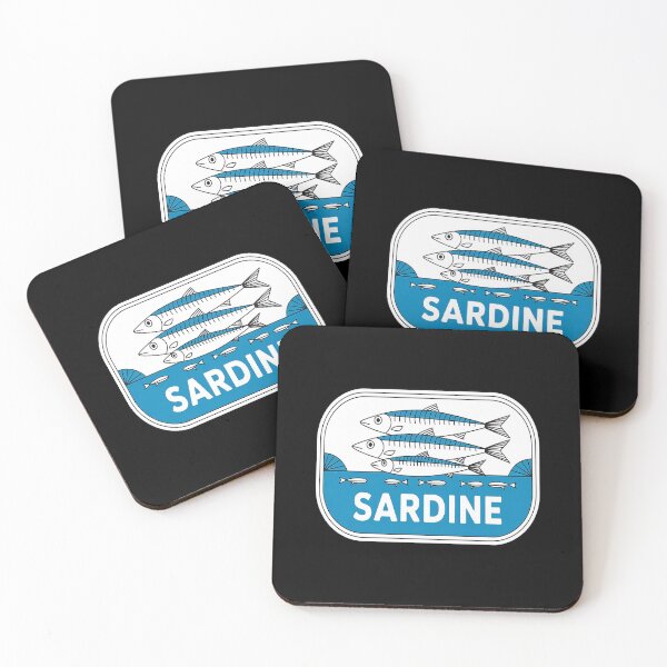 Item preview, Les sardines red stripes fisherman aesthetic coastal sardine designed and sold by Lucaseinar.