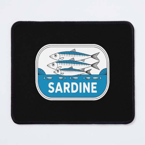 Item preview, Les sardines red stripes fisherman aesthetic coastal sardine designed and sold by Lucaseinar.
