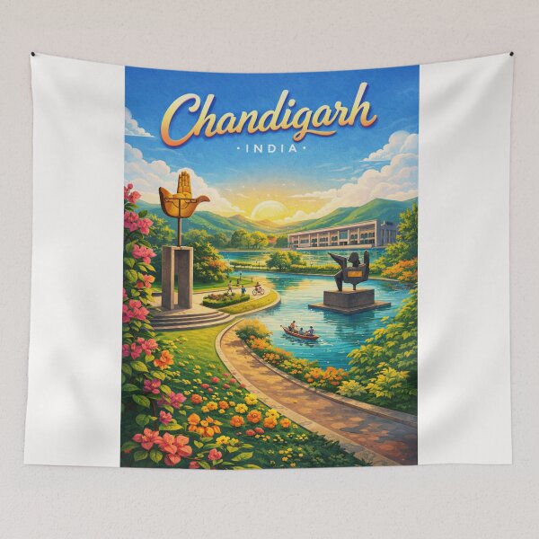 Item preview, Chandigarh – Open Hand Monument and Capitol Complex designed and sold by Places On Earth.
