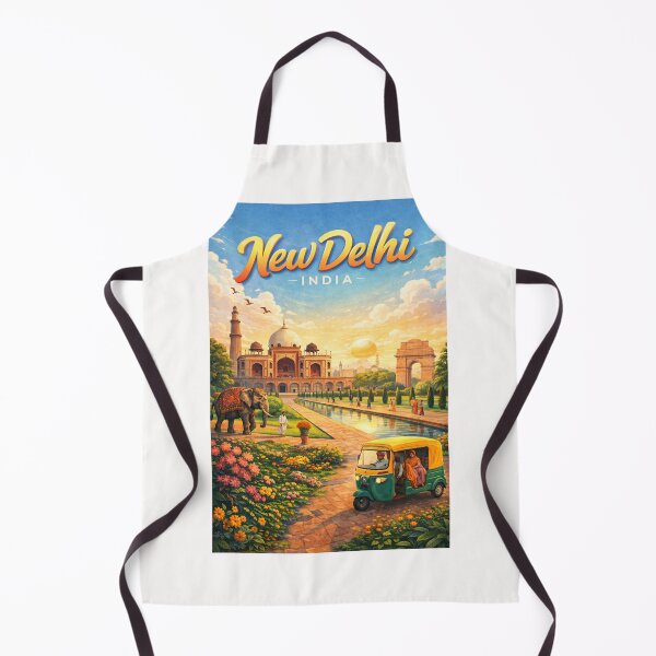 Item preview, New Delhi – Humayun’s Tomb, India Gate and Qutub Minar designed and sold by Places On Earth.