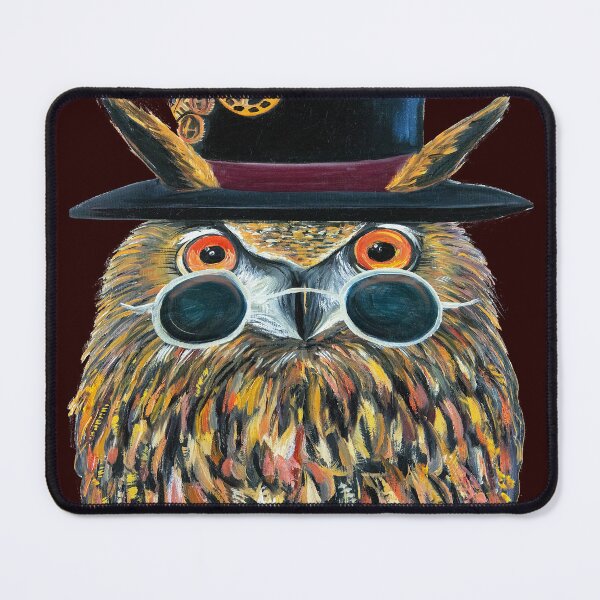 Item preview, Owl Top Hat Sunglasses Bird Painting Talons Funny designed and sold by oz10.