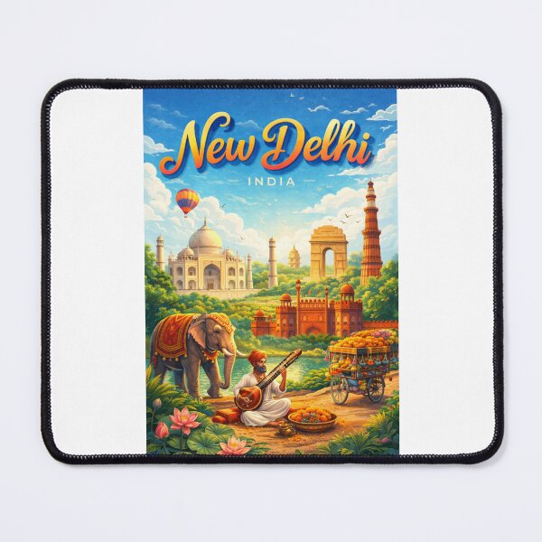 Item preview, New Delhi – Red Fort and India’s Heritage Icons designed and sold by Places On Earth.
