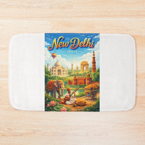 Item preview, New Delhi – Red Fort and India’s Heritage Icons designed and sold by Places On Earth.