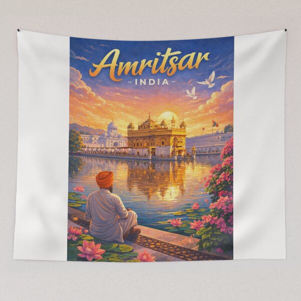 Artikelvorschau, Goldene Stille im Harmandir Sahib, Amritsar, Punjab entworfen und verkauft von Places On Earth.
