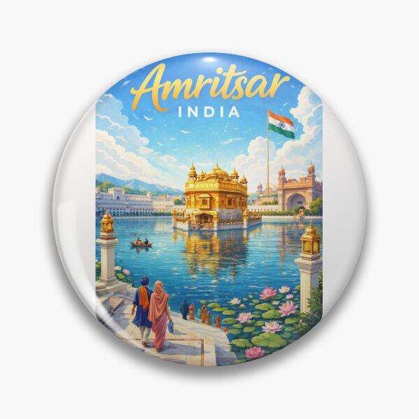 Item preview, Golden Temple at Harmandir Sahib, Amritsar, Punjab designed and sold by Places On Earth.