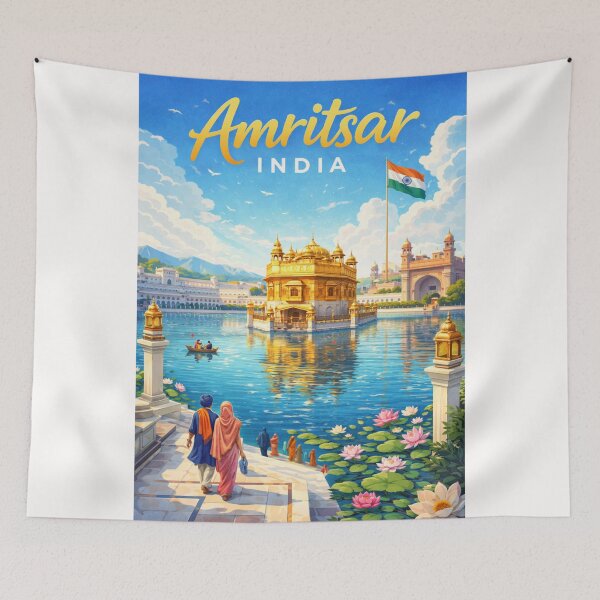 Artikelvorschau, Goldener Tempel im Harmandir Sahib, Amritsar, Punjab entworfen und verkauft von Places On Earth.