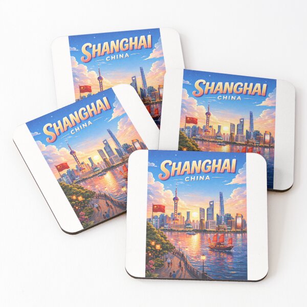 Item preview, Twilight Reflections on Pudong Skyline, Shanghai, China designed and sold by Places On Earth.
