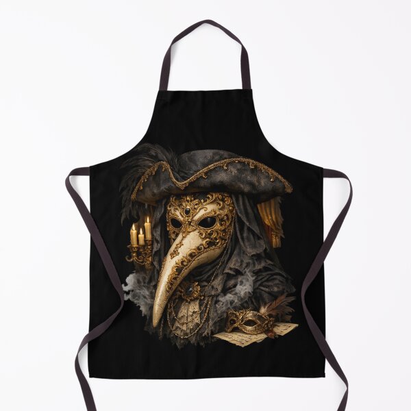 Item preview, Venetian Plague Doctor – Baroque Gothic Mask designed and sold by Mouraludia.