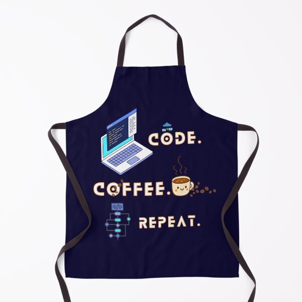 Item preview, Code Coffee Repeat Funny Programmer Developer Quote designed and sold by Whimsy Works.