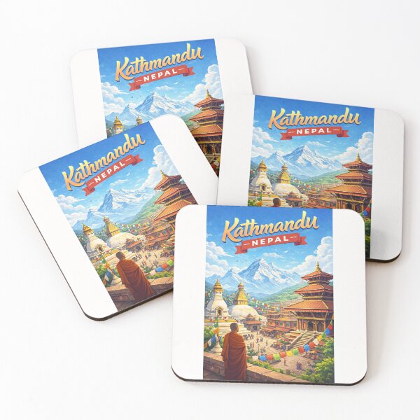 Item preview, Sacred Peaks and Stupas in Kathmandu Valley, Nepal designed and sold by Places On Earth.