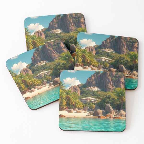 Item preview, Luxury Resort on Tropical Island Coast designed and sold by Vida e Arte.