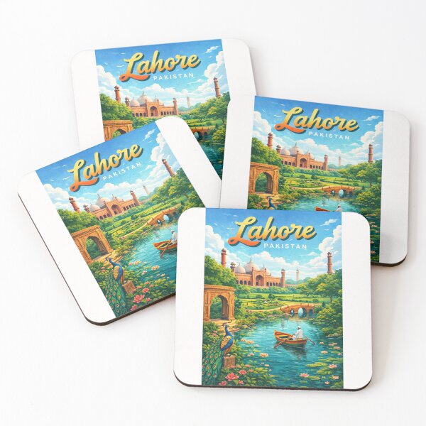 Item preview, Tranquil Waters by the Badshahi Mosque, Lahore, Punjab designed and sold by Places On Earth.
