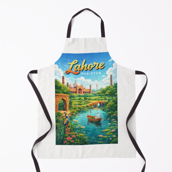 Item preview, Tranquil Waters by the Badshahi Mosque, Lahore, Punjab designed and sold by Places On Earth.