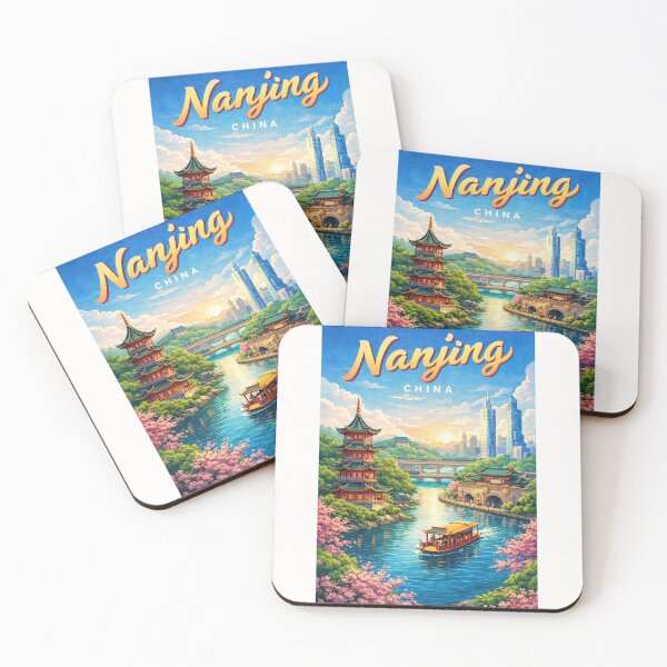 Item preview, Spring Blossoms and River Temples in Nanjing, Jiangsu designed and sold by Places On Earth.