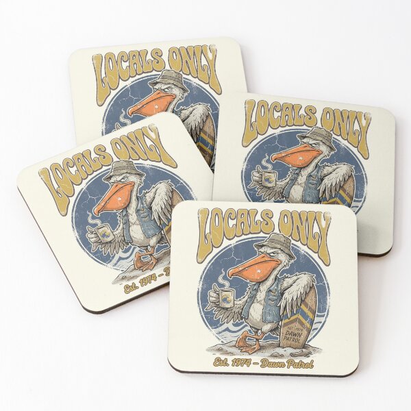 Item preview, Grumpy Pelican Surf Club - Locals Only designed and sold by AdyKurniawan.