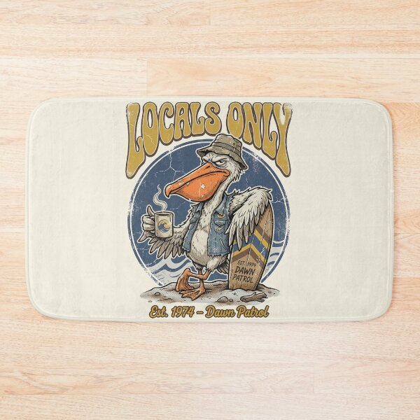 Item preview, Grumpy Pelican Surf Club - Locals Only designed and sold by AdyKurniawan.