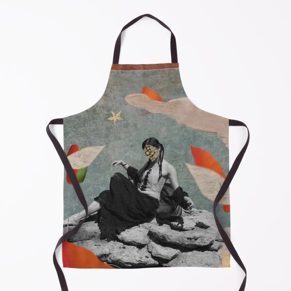 Item preview, Astro woman: Collage Portrait designed and sold by Collage Obscurities.