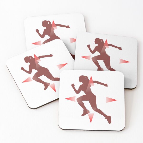 Item preview, "Running Athlete Silhouette Vector Design" designed and sold by Adappai.