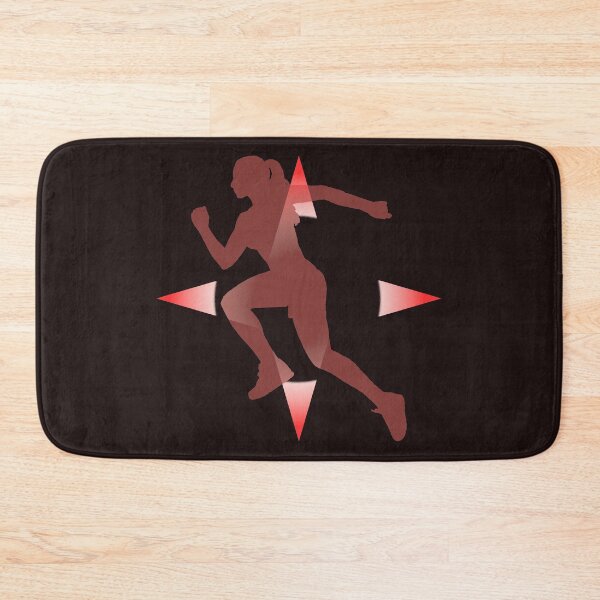 Item preview, "Running Athlete Silhouette Vector Design" designed and sold by Adappai.