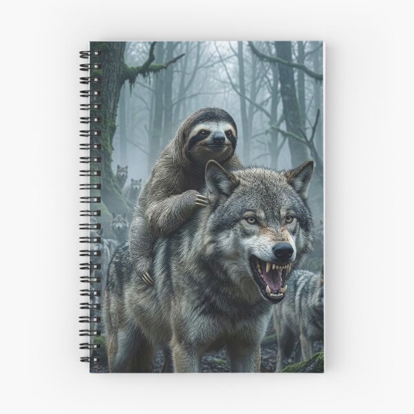 Item preview, Wolf Riding Sloth King designed and sold by Tridentulus.