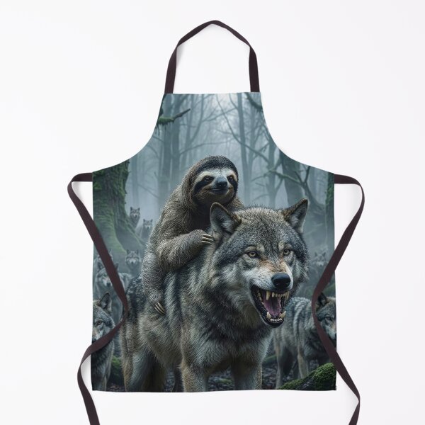 Item preview, Wolf Riding Sloth King designed and sold by Tridentulus.