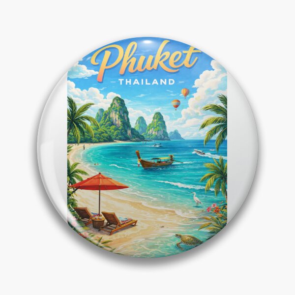 Item preview, Vibrant Waters and Limestone Cliffs of Phuket, Thailand designed and sold by Aryabek.