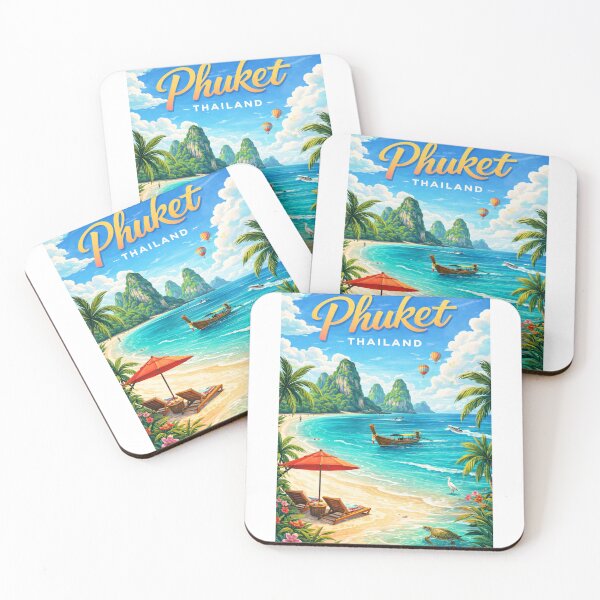 Item preview, Vibrant Waters and Limestone Cliffs of Phuket, Thailand designed and sold by Aryabek.