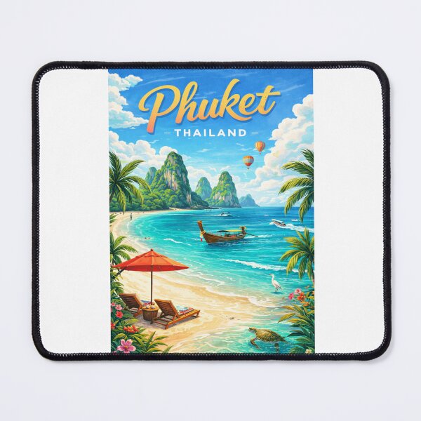 Item preview, Vibrant Waters and Limestone Cliffs of Phuket, Thailand designed and sold by Aryabek.