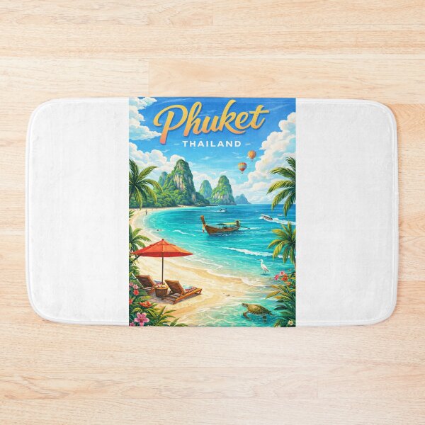 Item preview, Vibrant Waters and Limestone Cliffs of Phuket, Thailand designed and sold by Aryabek.