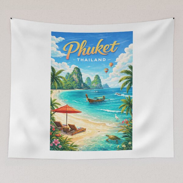 Item preview, Vibrant Waters and Limestone Cliffs of Phuket, Thailand designed and sold by Aryabek.