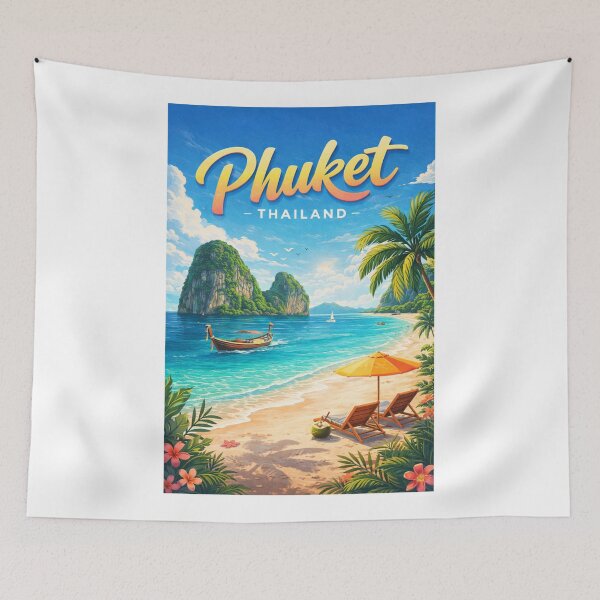 Item preview, Coastal Calm and Crystal Waters of Phuket’s Hidden Shores designed and sold by Aryabek.