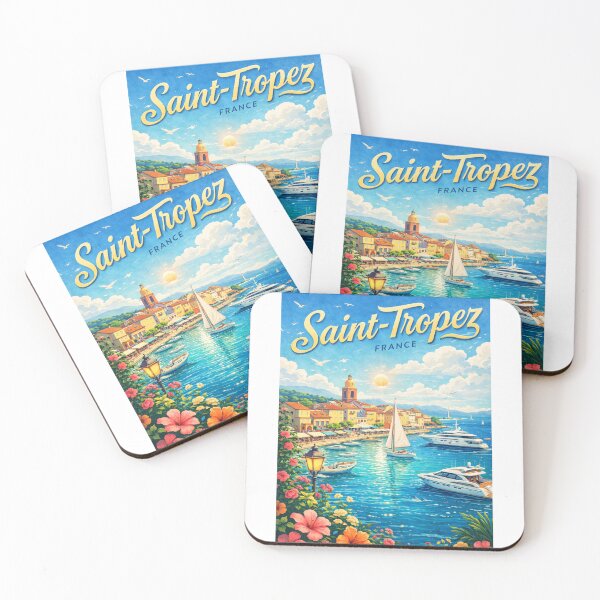 Item preview, Sun-Drenched Yachts and Terracotta Rooftops of Saint-Tropez, France designed and sold by Aryabek.