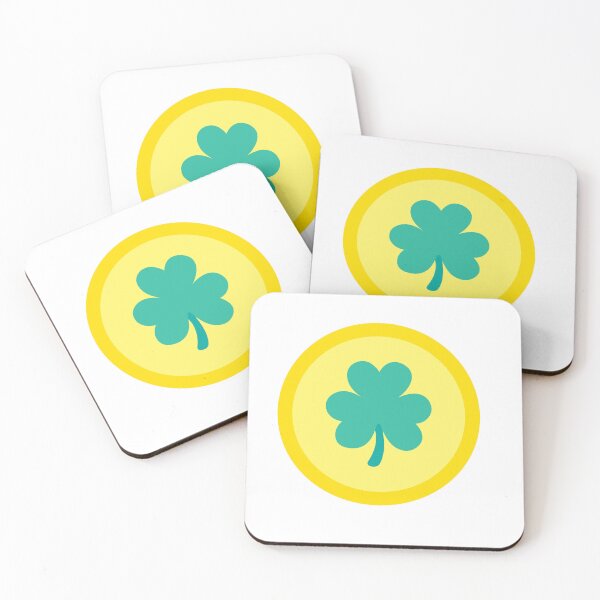 Item preview, Saint patricks day gold coin with shamrock symbol for luck. designed and sold by nuchz.