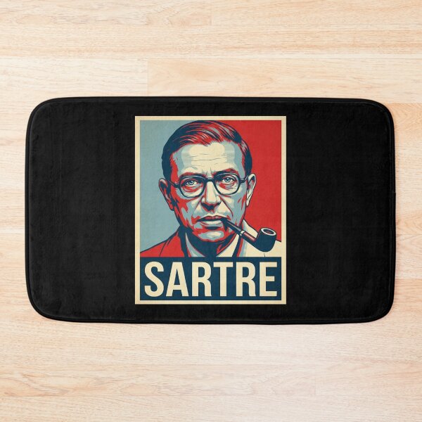 Item preview, Jean Paul Sartre Hope Style Retro Poster Art designed and sold by DamianRoy88.