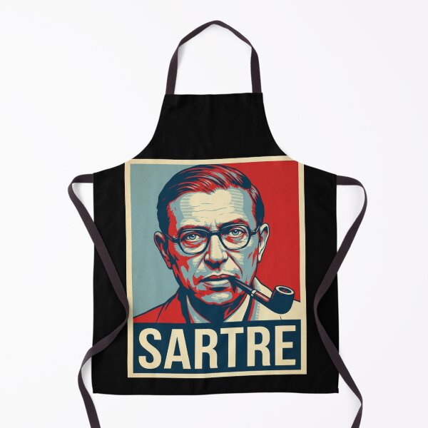 Item preview, Jean Paul Sartre Hope Style Retro Poster Art designed and sold by DamianRoy88.