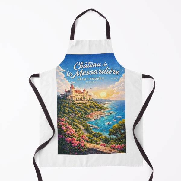 Item preview, Sunset Majesty over Château de la Messardière and Saint-Tropez Marina designed and sold by Aryabek.