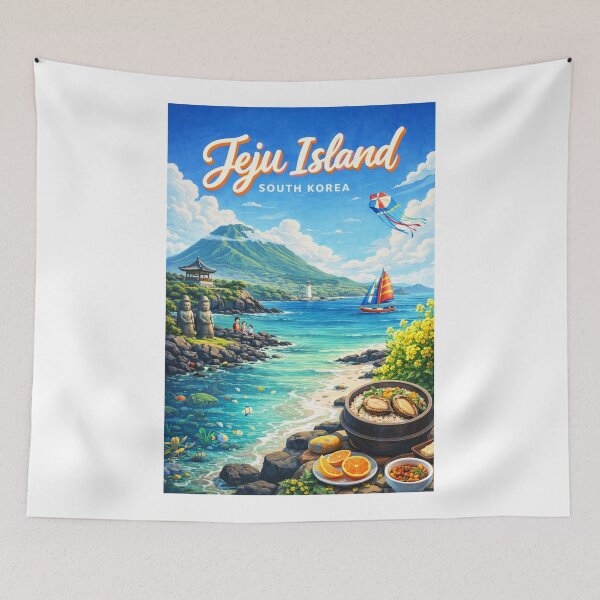 Item preview, Cultural Shores and Volcanic Majesty of Jeju Island, South Korea designed and sold by Aryabek.