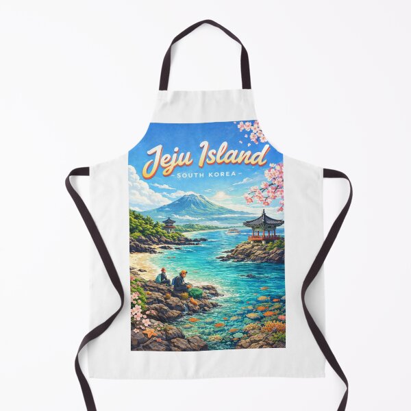 Item preview, Cherry Blossoms and Coral Waters of Jeju Island, South Korea designed and sold by Aryabek.