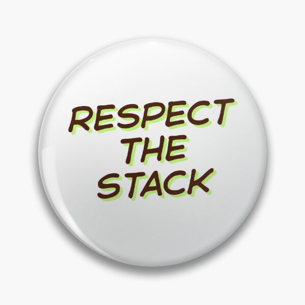 Item preview, Respect The Stack - Funny Peptide Biohacker Sticker designed and sold by Stickers For Hackers.