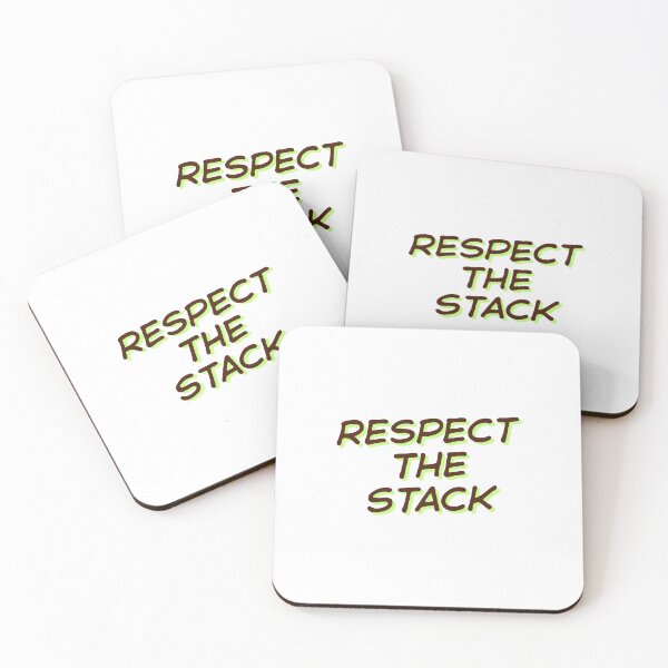 Item preview, Respect The Stack - Funny Peptide Biohacker Sticker designed and sold by Stickers For Hackers.