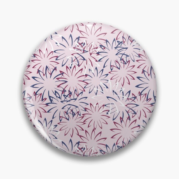 Item preview, Blue Pink and White Floral 2 Seamless Repeat designed and sold by Sharon Schwalbe.