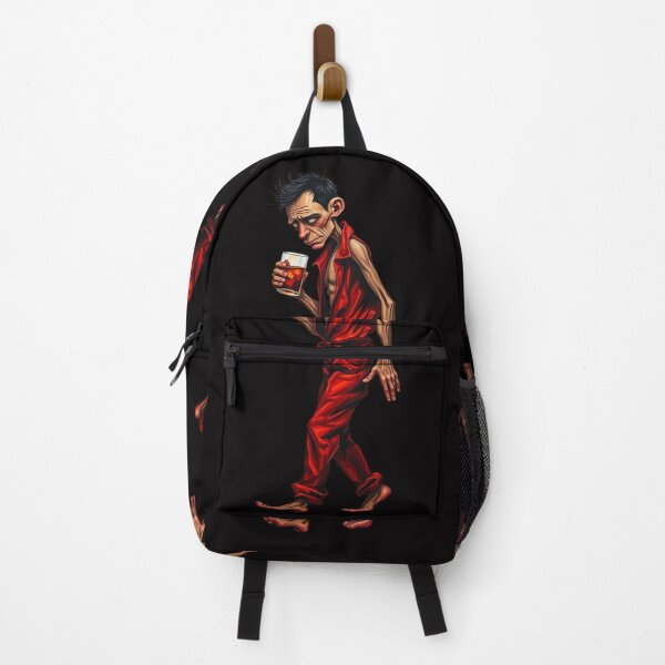 Item preview, A thin, drunk man in a red jumpsuit designed and sold by GOODLOOKING10.
