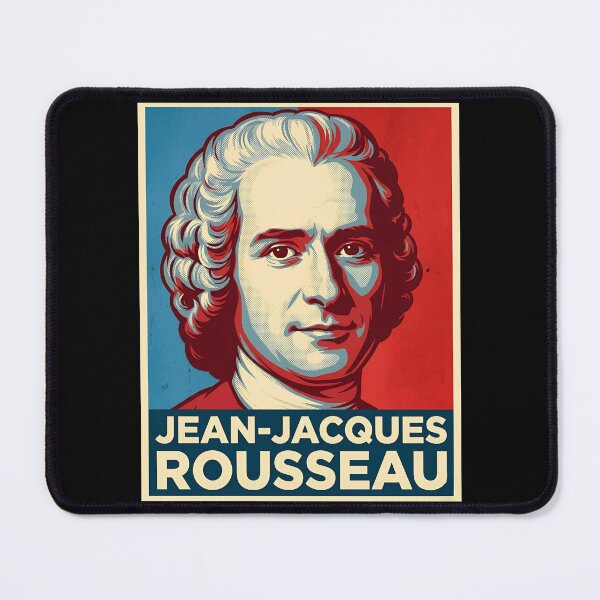 Item preview, Jean-Jacques Rousseau Hope Style Retro Poster Art designed and sold by DamianRoy88.
