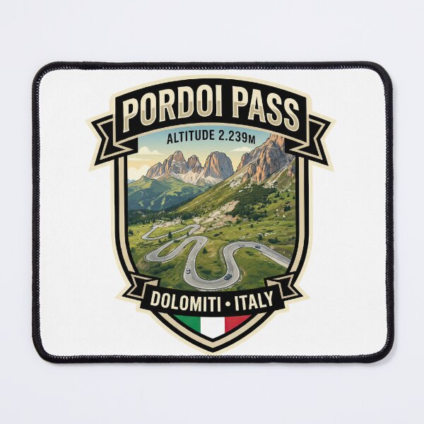 Item preview, Pordoi Pass - Legendary Mountain Pass Italy designed and sold by enzoade.