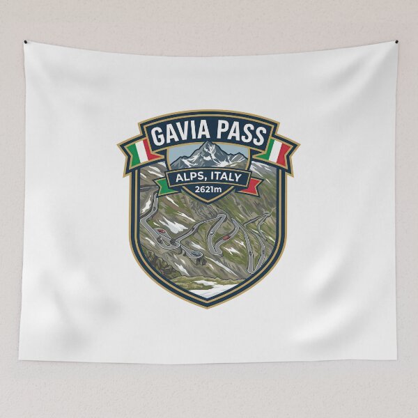 Item preview, Gavia Pass - European Mountain Pass designed and sold by enzoade.
