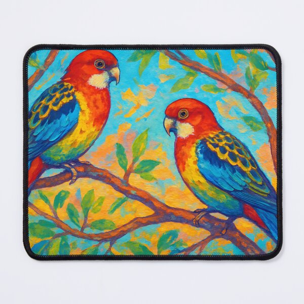 Item preview, Eastern Rosellas designed and sold by ZestArtStudio.