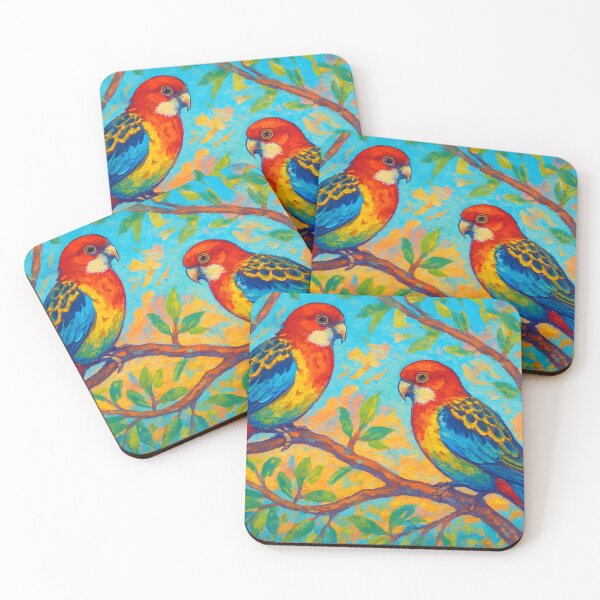 Item preview, Eastern Rosellas designed and sold by ZestArtStudio.