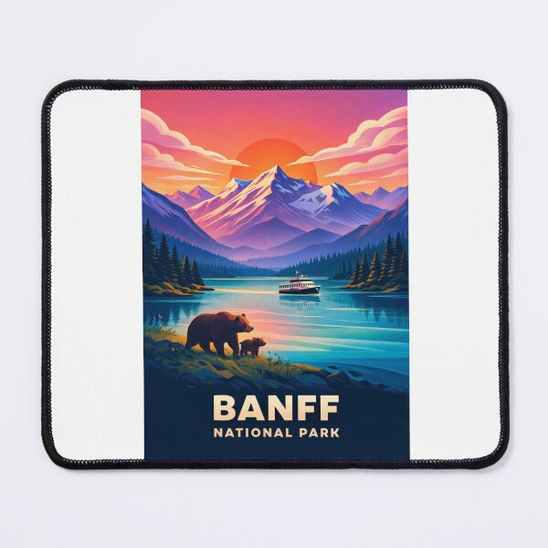 Item preview, Grizzly Bears at Lake Minnewanka, Banff National Park, Alberta designed and sold by Aryabek.