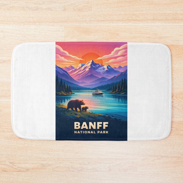 Item preview, Grizzly Bears at Lake Minnewanka, Banff National Park, Alberta designed and sold by Aryabek.